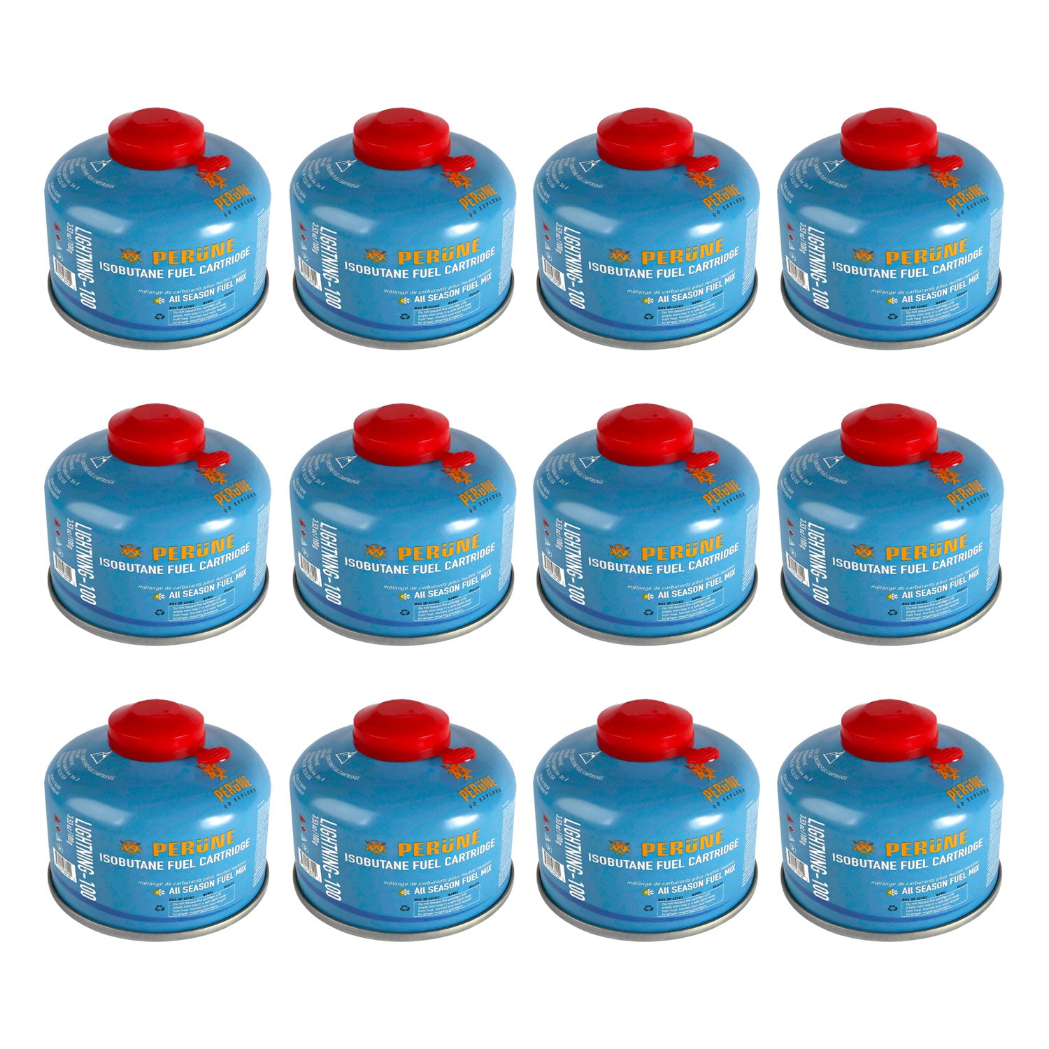 100 g Isobutane Camping Fuel Blend Canister (6-Pack)