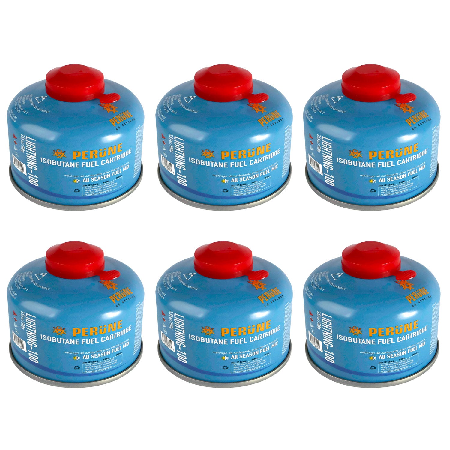 Perune Iso-Butane Camping Fuel Gas Canister All Colombia