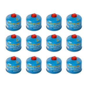 Perune Iso-Butane Camping Fuel Gas Canister All Season Mix - 230gram (12 Pack)