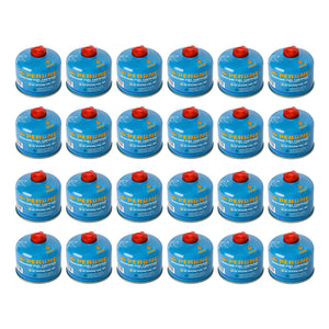 Perune Iso-Butane Camping Fuel Gas Canister All Season Mix - 230gram (24 Pack)